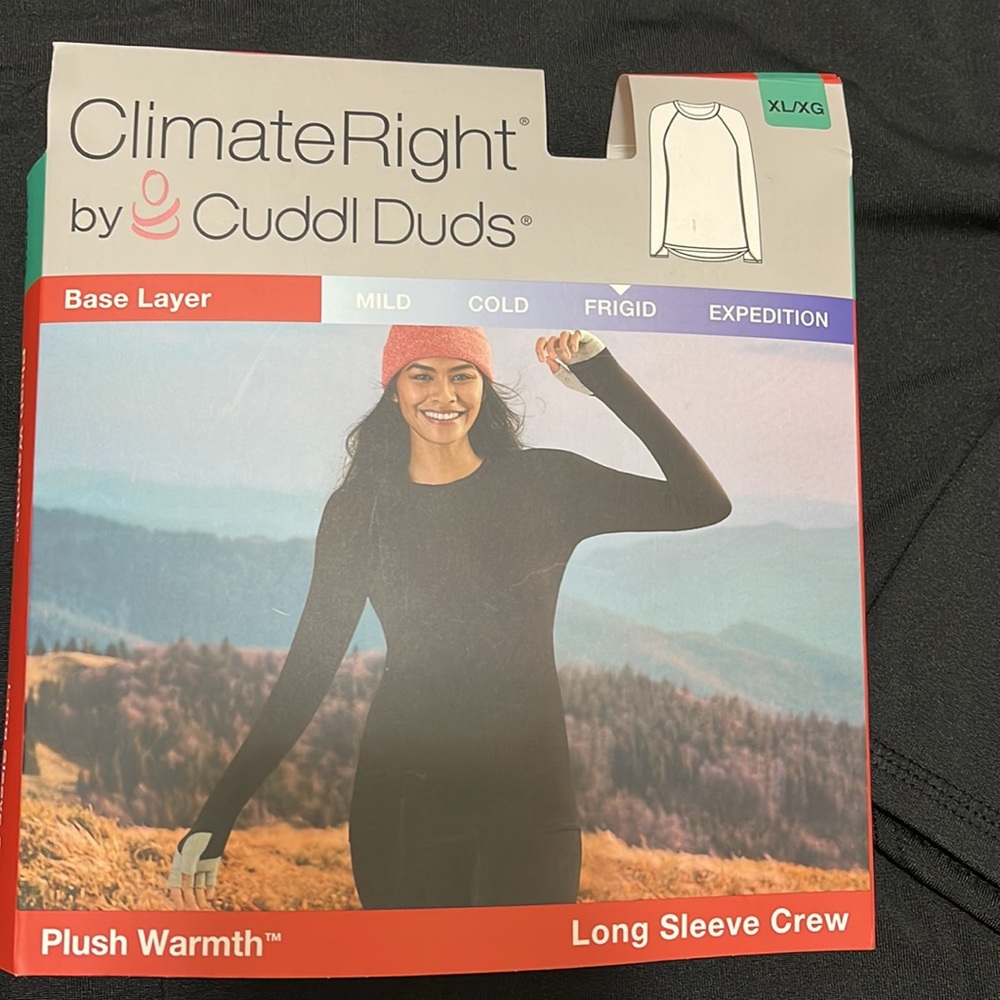 NWT- ClimateRight Long Sleeve Crew